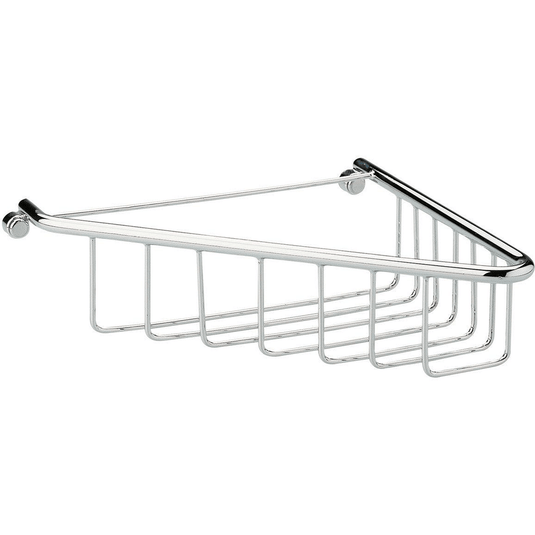 Ruby Maisie 1-Tier Corner Shower Caddy - Chrome - RUBY101696 - Envy Bathrooms Ltd