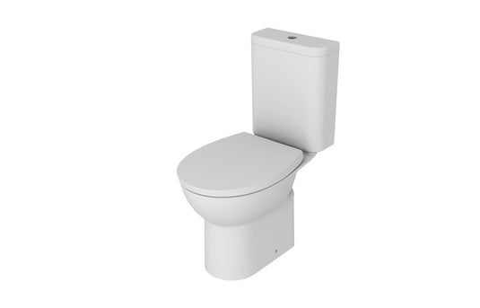 Ruby Marley Close Coupled Rimless WC & Soft Close Seat - RUBY108878 - Envy Bathrooms Ltd