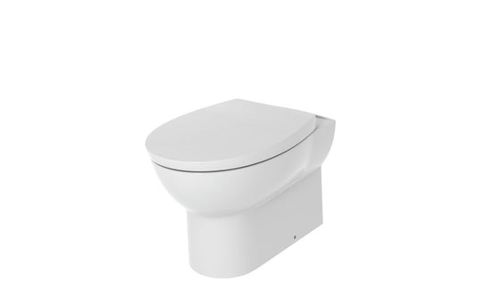 Ruby Marley Rimless Back To Wall WC & Soft Close Seat - RUBY108879 - Envy Bathrooms Ltd