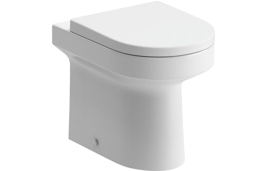 Ruby Missy Rimless Back To Wall WC & Soft Close Seat - RUBY1935 - Envy Bathrooms Ltd