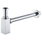 Ruby Modern Square Bottle Trap | Chrome | RUBY105681