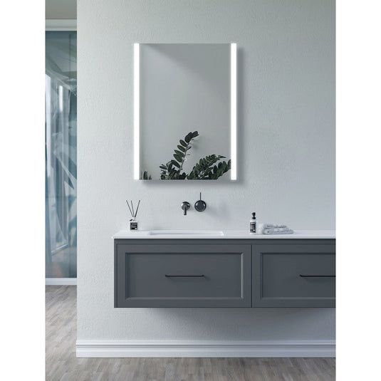 Ruby Olive 500x700mm Rectangle Front-Lit LED Mirror - RUBY106241 - Envy Bathrooms Ltd