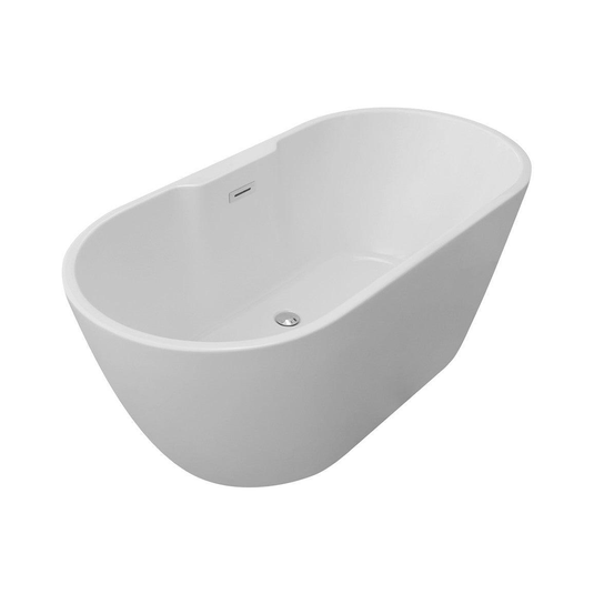 Ruby Olive Freestanding 1655x745x580mm 0TH Bath - White - RUBY104125