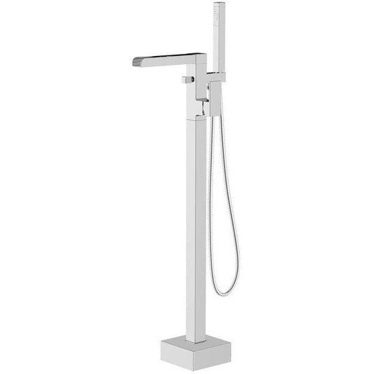 Ruby Oreo Floor Standing Bath/Shower Mixer - Chrome - RUBY105717 - Envy Bathrooms Ltd