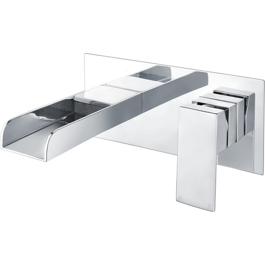 Ruby Oreo Wall Mounted Basin Mixer - Chrome - RUBY105714 - Envy Bathrooms Ltd