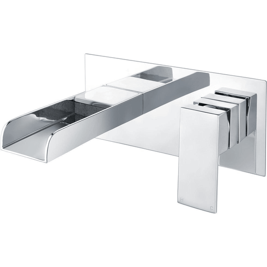 Ruby Oreo Wall Mounted Basin Mixer - Chrome - RUBY105714 - Envy Bathrooms Ltd