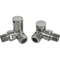 Ruby Patterned Chrome Radiator Valves | Corner | RUBY103016