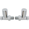 Ruby Patterned Chrome Radiator Valves | Straight | RUBY103014