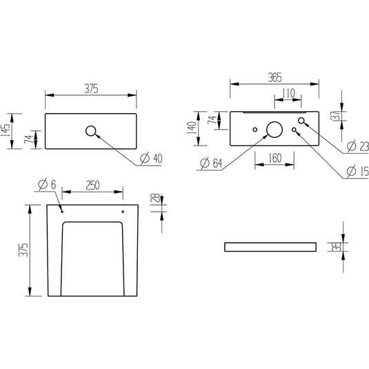 Ruby Pearl Rimless Close Coupled Open Back WC & Soft Close Seat - RUBY1928 - Envy Bathrooms Ltd