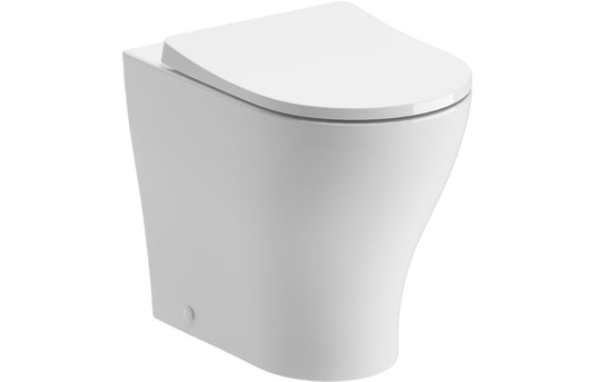 Ruby Piper Rimless Back To Wall WC & Soft Close Seat - RUBY106141 - Envy Bathrooms Ltd