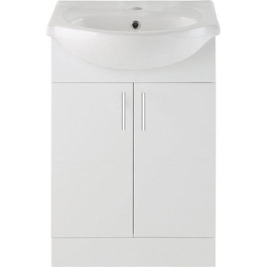 Ruby Ranger Full White Suite with 900mm 2 Door Easy-Fit Quadrant & Tray - Chrome - RUBY109074 - Envy Bathrooms Ltd