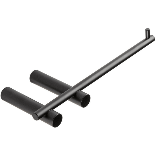 Ruby Remi Toilet Roll Holder - Black - RUBY101686 - Envy Bathrooms Ltd