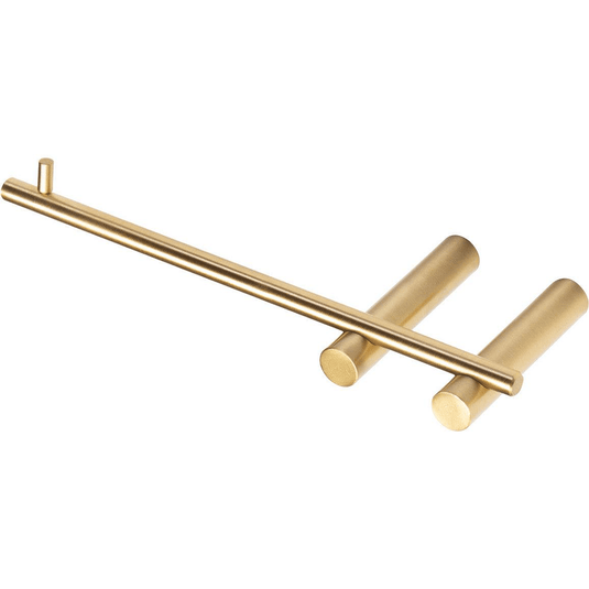 Ruby Remi Toilet Roll Holder - Brushed Brass - RUBY105484 - Envy Bathrooms Ltd