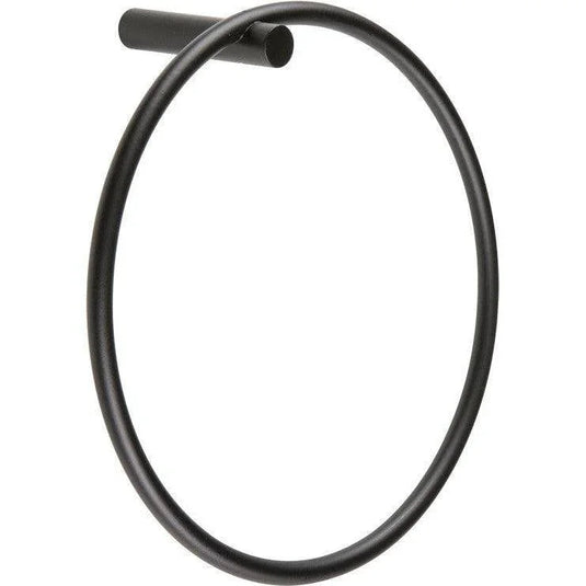 Ruby Remi Towel Ring - Black - RUBY101682 - Envy Bathrooms Ltd