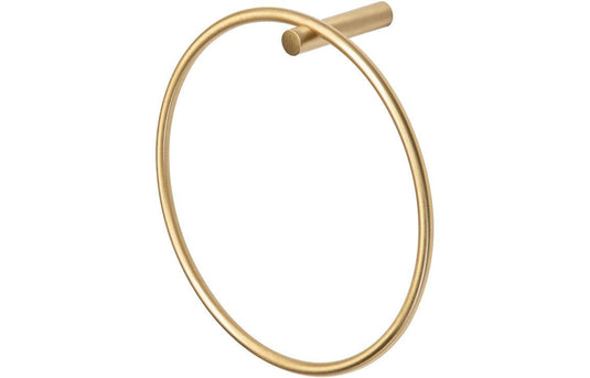 Ruby Remi Towel Ring - Brushed Brass - RUBY105480 - Envy Bathrooms Ltd