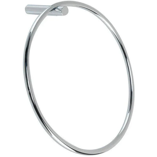 Ruby Remi Towel Ring - Chrome - RUBY101675 - Envy Bathrooms Ltd