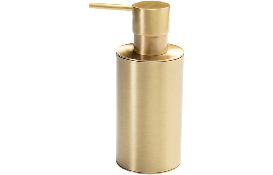 Ruby Remi Wall Mounted Soap Dispenser - Brushed Brass - RUBY105482 - Envy Bathrooms Ltd