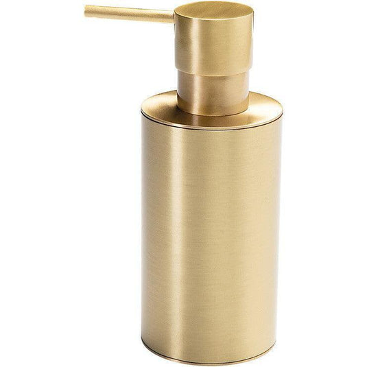 Ruby Remi Wall Mounted Soap Dispenser - Brushed Brass - RUBY105482 - Envy Bathrooms Ltd