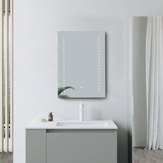 Ruby Roland 600x800mm Rectangle Front-Lit LED Mirror - RUBY108107 - Envy Bathrooms Ltd