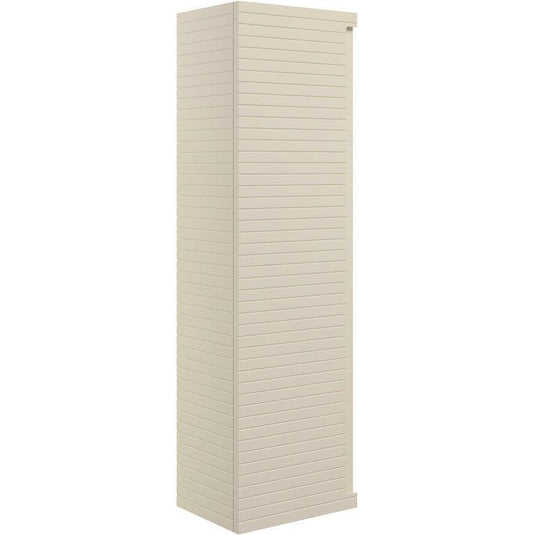 Ruby Roo 350mm Wall Hung 1 Door Tall Unit - Matt Cotton - RUBY106927 - Envy Bathrooms Ltd