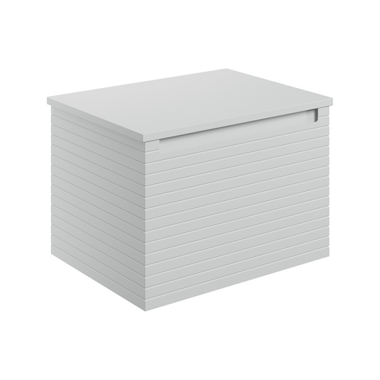 Ruby Roo 600mm Wall Hung 1 Drawer Basin Unit & Worktop - Matt Mineral Grey - RUBY106933 - Envy Bathrooms Ltd