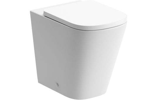 Ruby Roo Rimless Back To Wall Comfort Height WC & Soft Close Seat - RUBY1888 - Envy Bathrooms Ltd