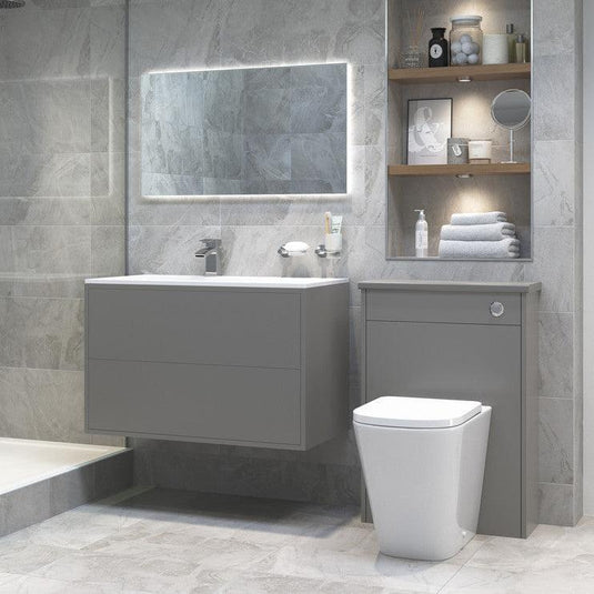 Ruby Roo Rimless Back To Wall Comfort Height WC & Soft Close Seat - RUBY1888 - Envy Bathrooms Ltd