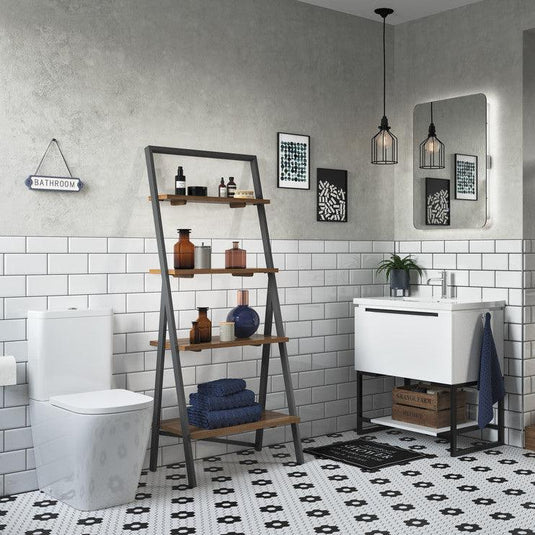 Ruby Roo Rimless Close Coupled Fully Shrouded Comfort Height WC & Soft Close Seat - RUBY1889 - Envy Bathrooms Ltd