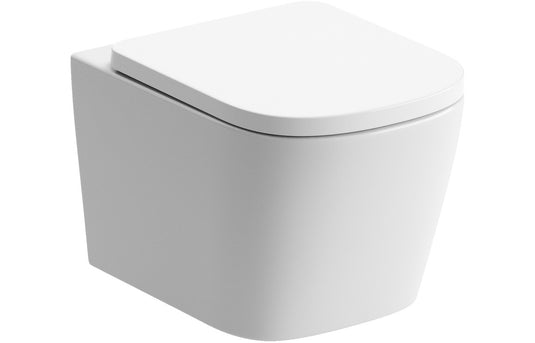 Ruby Roo Rimless Wall Hung WC & Soft Close Seat - RUBY1890 - Envy Bathrooms Ltd