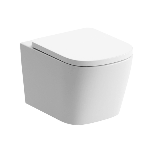 Ruby Roo Rimless Wall Hung WC & Soft Close Seat - RUBY1890 - Envy Bathrooms Ltd
