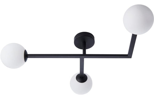 Ruby Roxie Ceiling Light - Matt Black - RUBY106314 - Envy Bathrooms Ltd