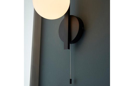 Ruby Roxie Wall Light - Matt Black - RUBY106315 - Envy Bathrooms Ltd