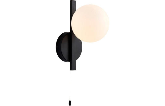 Ruby Roxie Wall Light - Matt Black - RUBY106315 - Envy Bathrooms Ltd