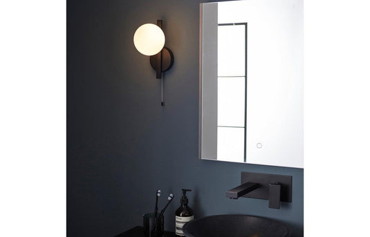 Ruby Roxie Wall Light - Matt Black - RUBY106315 - Envy Bathrooms Ltd