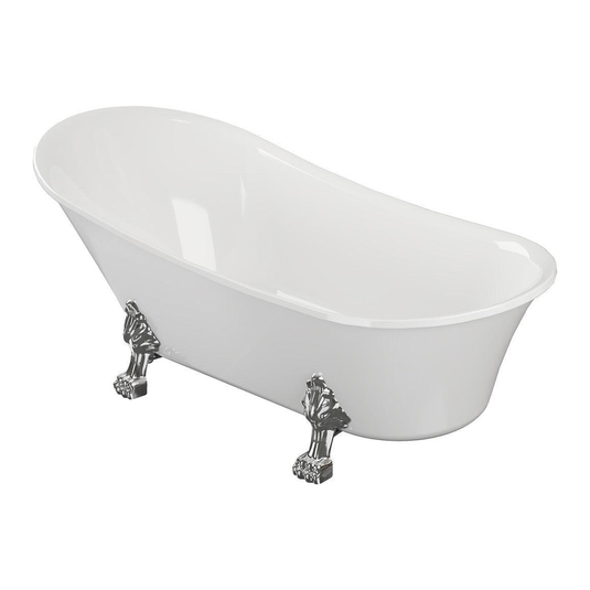 Ruby Rusty Freestanding 1620x700x770mm 0TH Bath w/Feet - RUBY102818