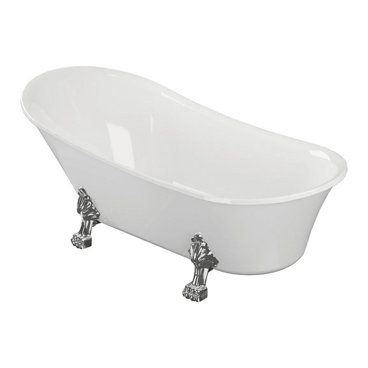 Ruby Rusty Freestanding 1620x700x770mm 0TH Bath w/Feet - RUBY102818 - Envy Bathrooms Ltd