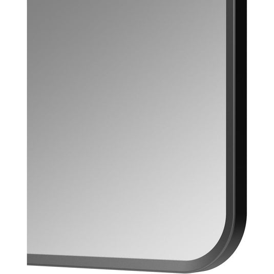 Ruby Sadie 600x800mm Rectangle Mirror - Matt Black - RUBY106269 - Envy Bathrooms Ltd