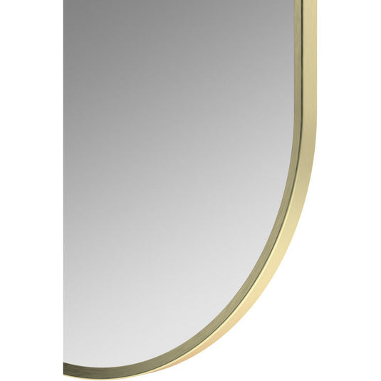 Ruby Sadie 800x400mm Oblong Mirror - Brushed Brass - RUBY106265 - Envy Bathrooms Ltd