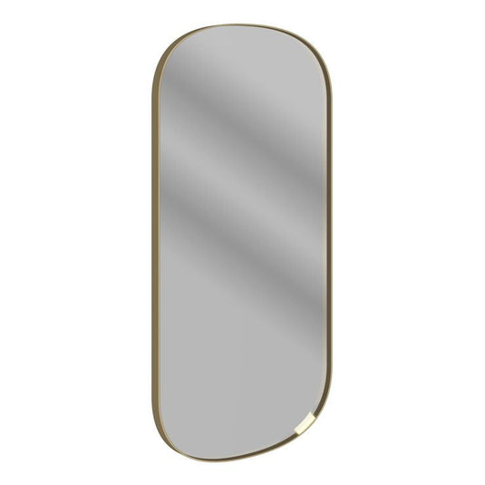 Ruby Sadie 800x400mm Oblong Mirror - Brushed Bronze - RUBY109006 - Envy Bathrooms Ltd