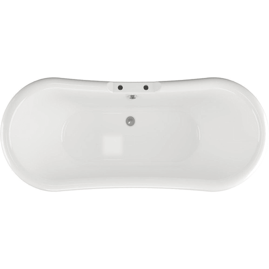 Ruby Sadie Freestanding 1760x700x720mm 2TH Bath w/Base - White - RUBY102809 - Envy Bathrooms Ltd