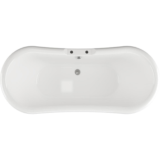 Ruby Sadie Freestanding 1760x700x720mm 2TH Bath w/Base - White - RUBY102809 - Envy Bathrooms Ltd