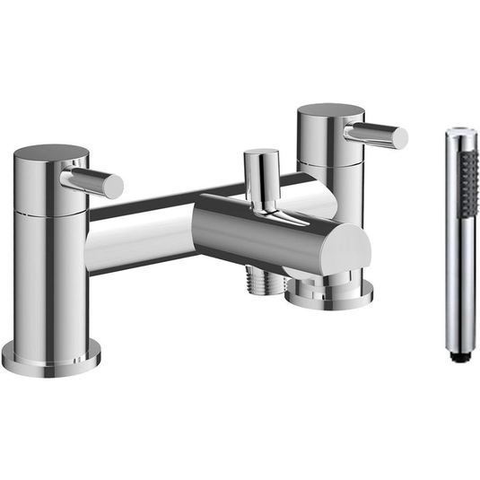 Ruby Shadow Bath/Shower Mixer & Bracket - Chrome - RUBY105771 - Envy Bathrooms Ltd