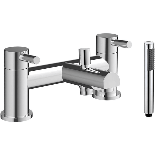 Ruby Shadow Bath/Shower Mixer & Bracket - Chrome - RUBY105771 - Envy Bathrooms Ltd