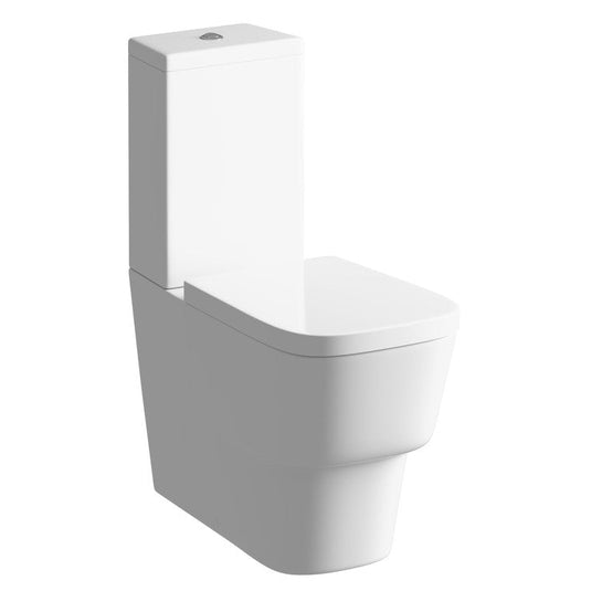 Ruby Shelby Close Coupled WC & Soft Close Seat - RUBY1847 - Envy Bathrooms Ltd