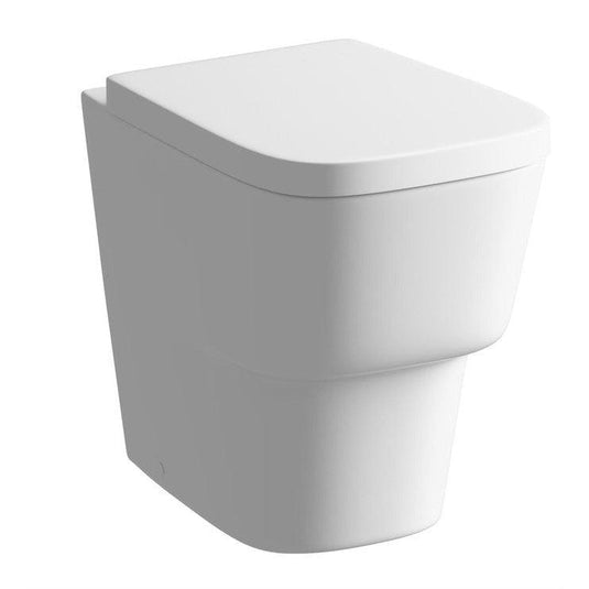Ruby Shelby Square Soft Close Toilet Seat - White - RUBY107411 - Envy Bathrooms Ltd