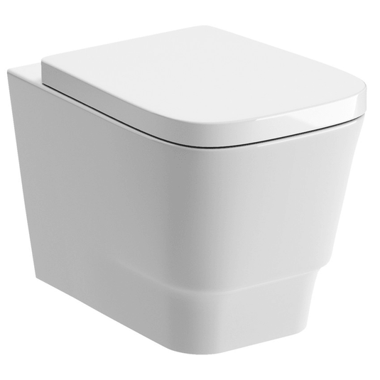 Ruby Shelby Wall Hung WC & Soft Close Seat - RUBY100532 - Envy Bathrooms Ltd