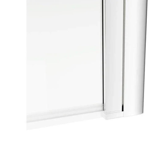 Ruby Single Straight Bath Screen - Chrome - RUBY3769 - Envy Bathrooms Ltd