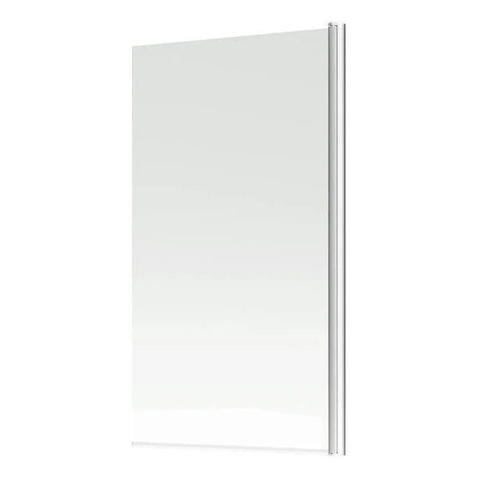 Ruby Single Straight Bath Screen - Chrome - RUBY3769 - Envy Bathrooms Ltd