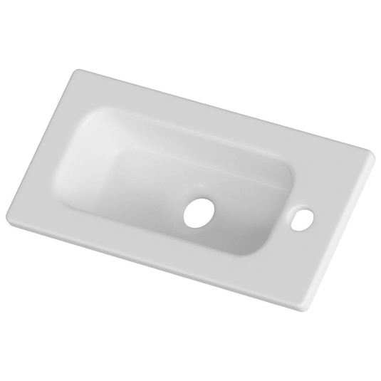 Ruby Slim 450mm 1TH Inset Basin - RUBY104934 - Envy Bathrooms Ltd