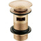 Ruby Slotted Mushroom Basin Waste (1 1/4") | Brushed Bronze | RUBY108981